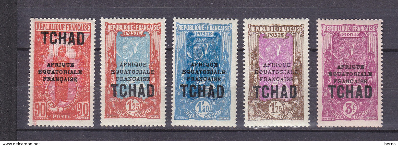 TCHAD 53/55 LUXE NEUF SANS CHARNIERE - Neufs