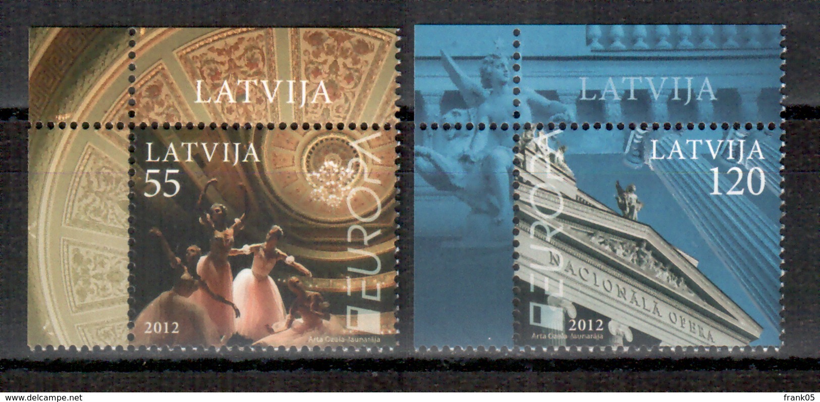 Lettland / Latvia / Lettonie 2012 Satz/set EUROPA ** - 2012