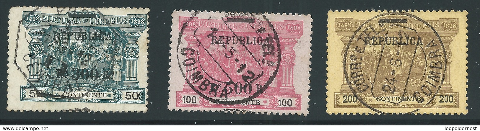 PORTUGAL - N°192/193/194 Oblitérés. Cote Environ 150€. - Oblitérés