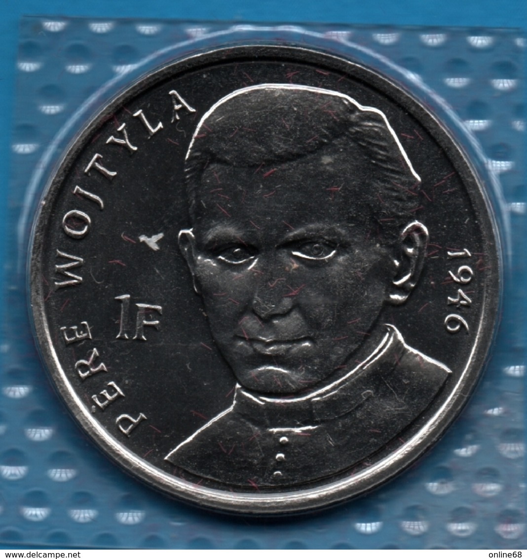 CONGO 1 FRANC 2004 (Jean Paul II) Pope John Paul II's Visit KM# 21 LION - Congo (Democratische Republiek 1998)