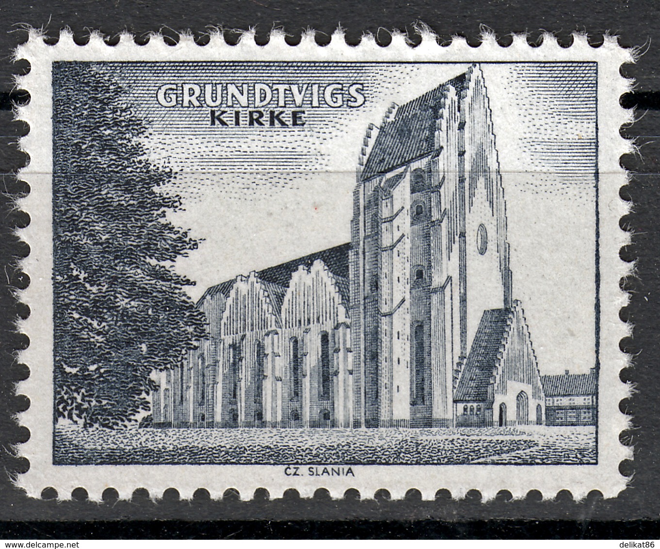 Probedruck, Test Stamp, Specimen, Prove, Grundtvigs Kirke, Slania 1968 - Proofs & Reprints