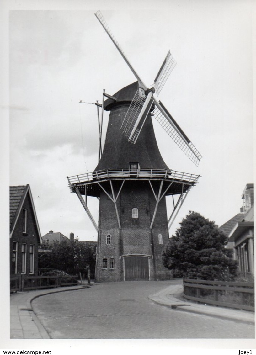 Photo Hollande(nederland) Années 50 Format 9/12  Moulin. - Places