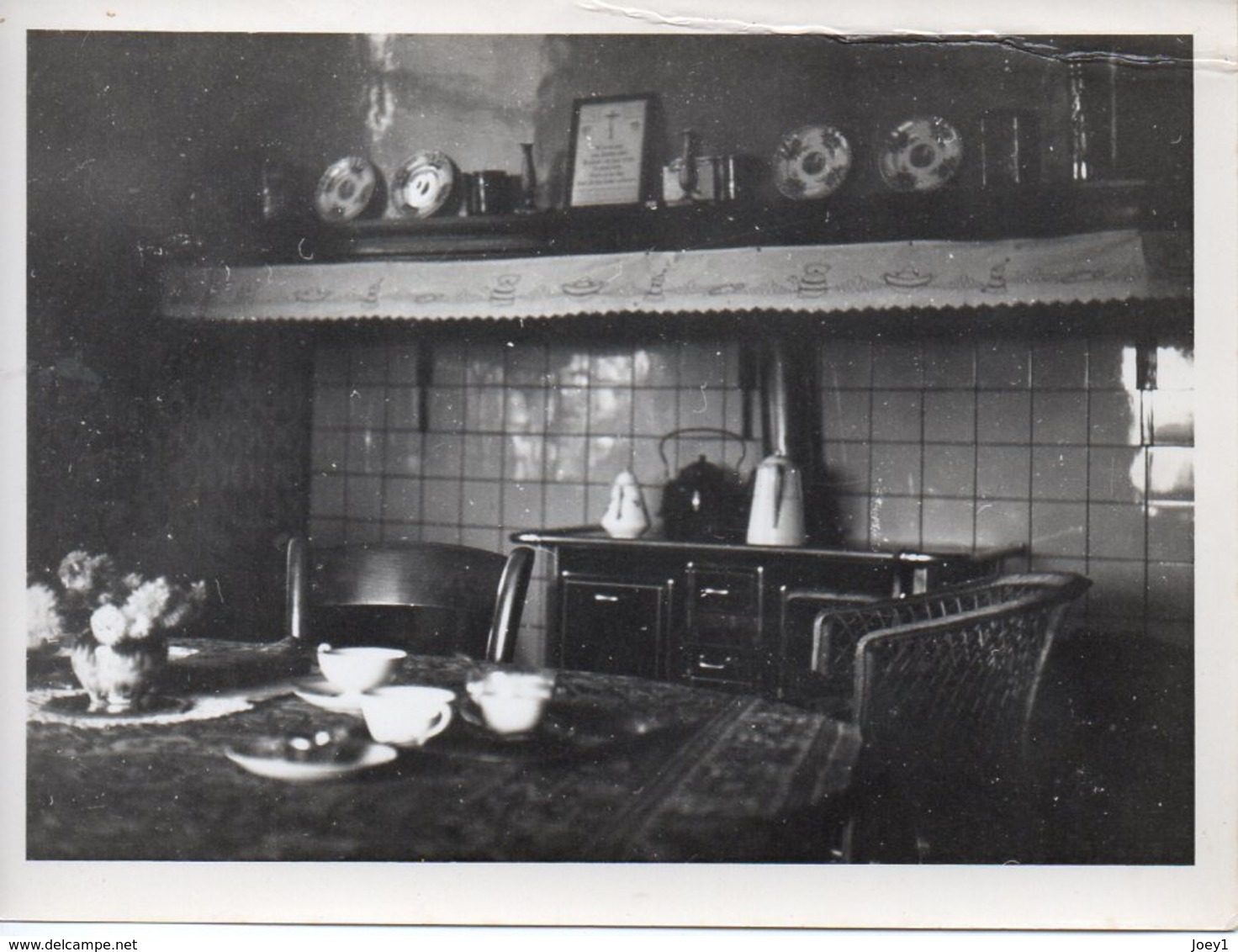 Photo Hollande(nederland) Années 50 Format 9/12 Intérieur De Maison. - Orte