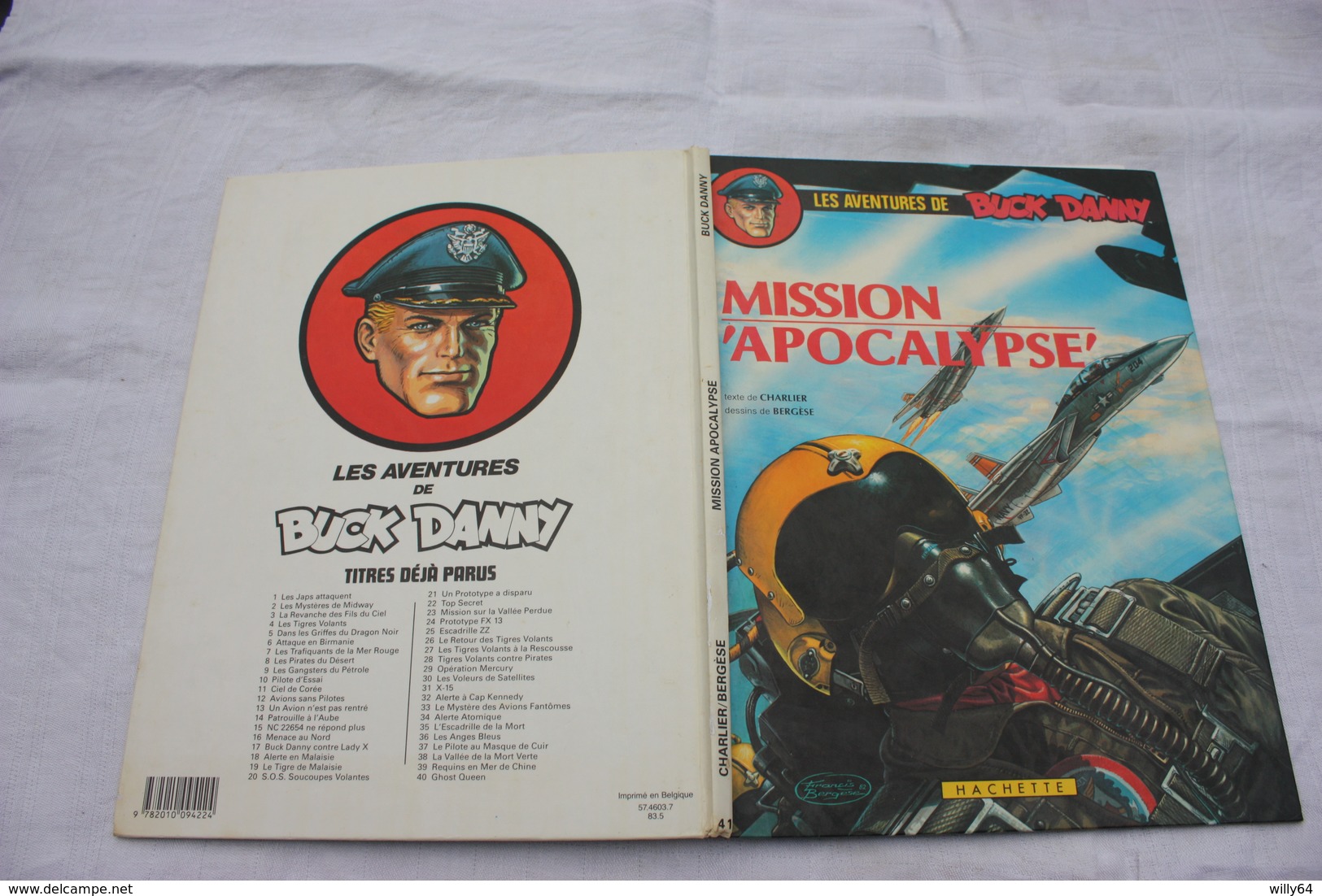 BUCK DANNY  Mission 'Apocalypse' T41  HACHETTE  EO 1983  CARTONNEE  TBE - Buck Danny