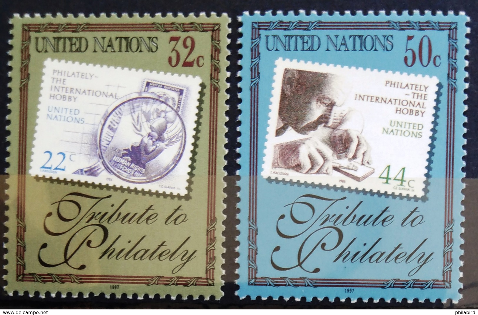NATIONS-UNIS  NEW YORK                   N° 733/734                      NEUF** - Unused Stamps