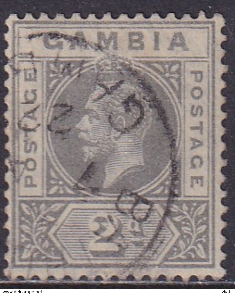 GAMBIA 1921 SG 111 2d Used CV £2.75 Wmk Mult.Script CA - Gambia (...-1964)