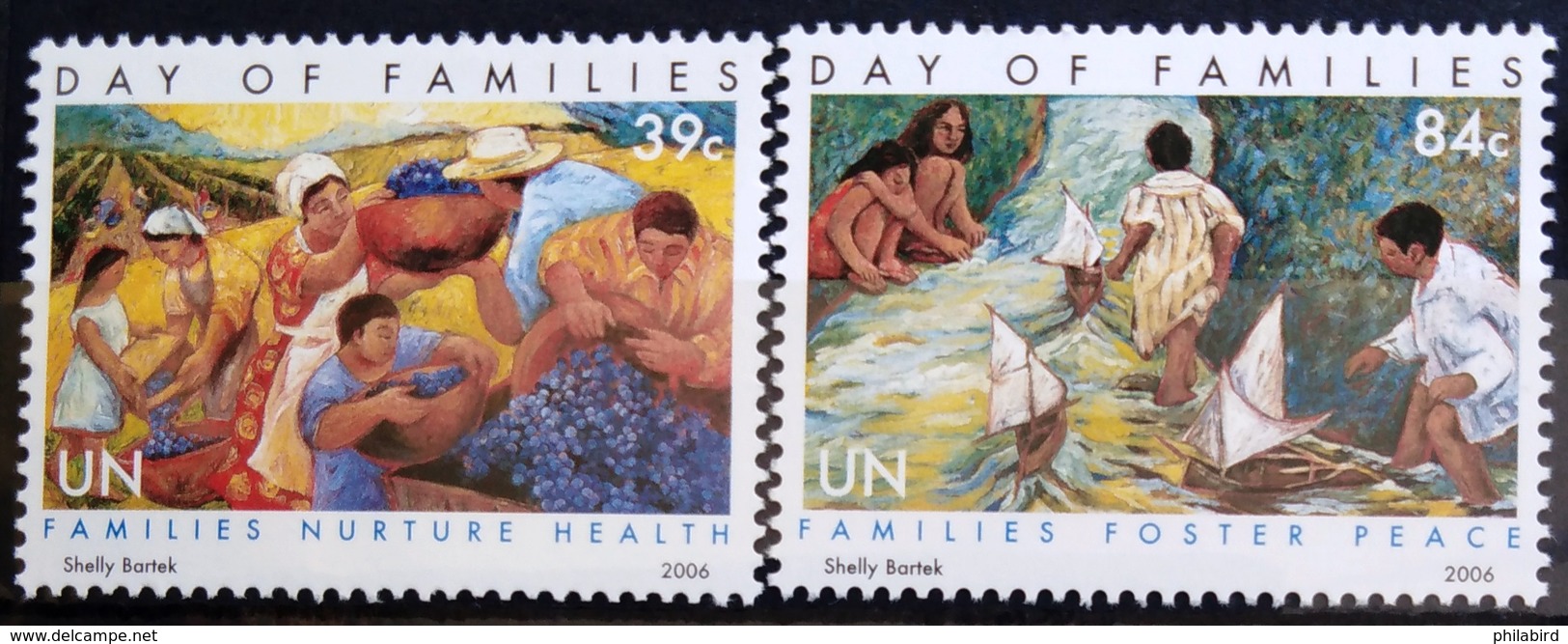 NATIONS-UNIS  NEW YORK                   N° 989/990                     NEUF** - Unused Stamps