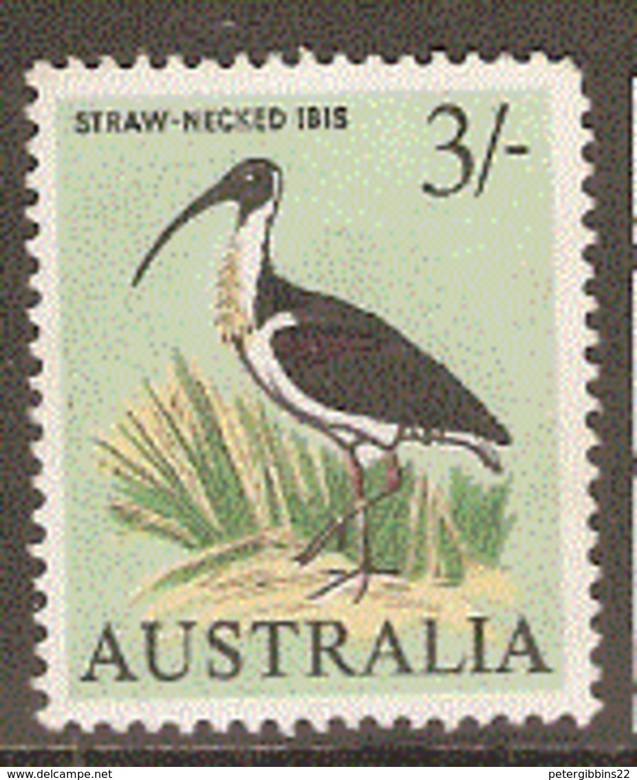 Australia  1964 SG  369  3/-d  Staw Necked Ibis Unnounted Mint - Neufs