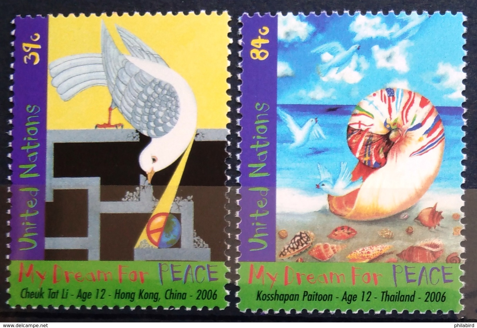 NATIONS-UNIS  NEW YORK                   N° 1010/1011                     NEUF** - Unused Stamps