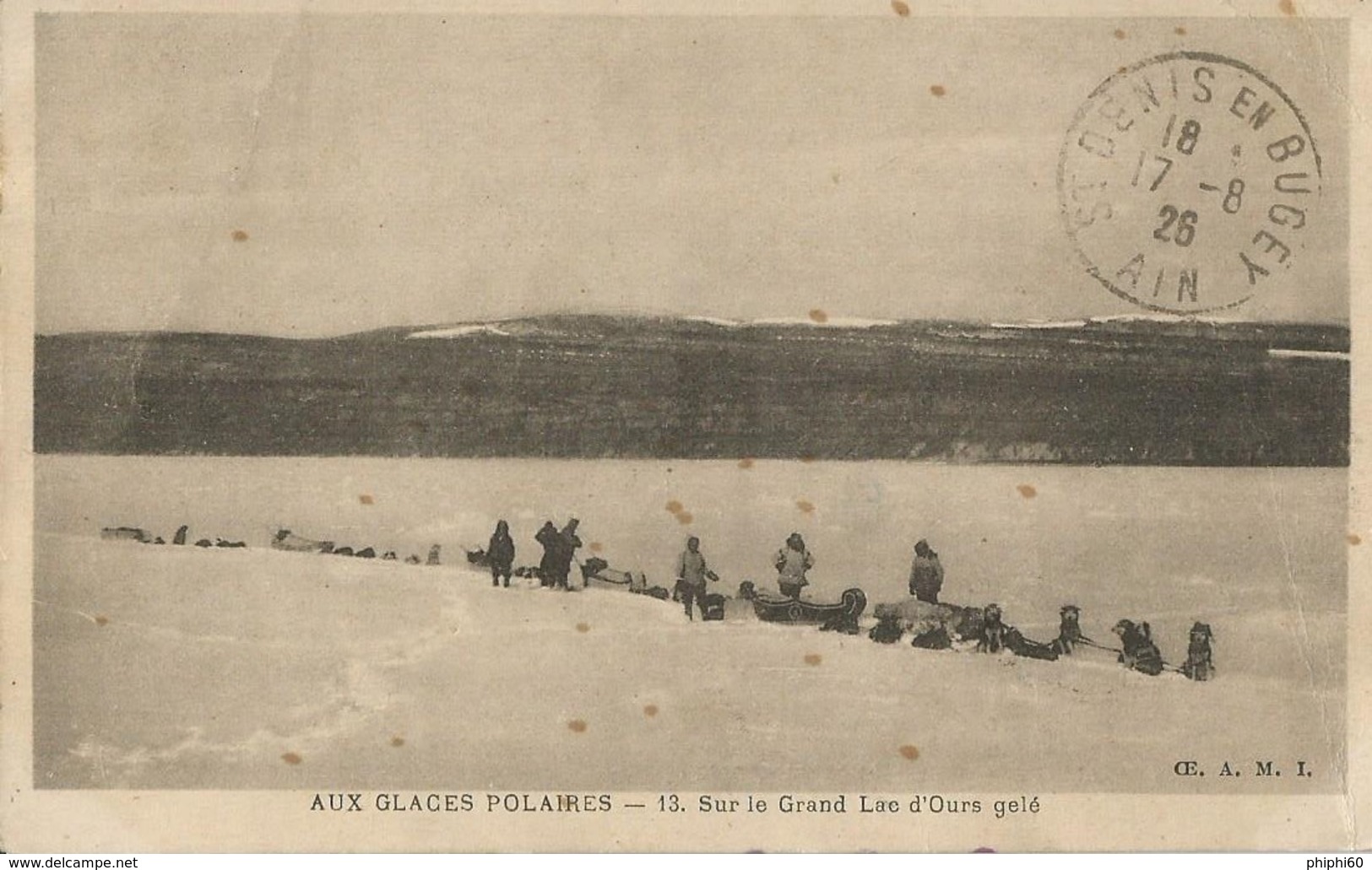 CANADA  -  AUX GLACES POLAIRES  - Sur Le Grand Lac D'Ours Gelé - Other & Unclassified