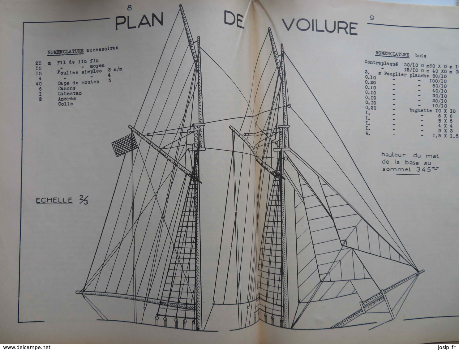 MARINE- CORSAIRE PREMIER EMPIRE- PLAN Pour Construire Une MAQUETTE Au1/75 - Autres & Non Classés