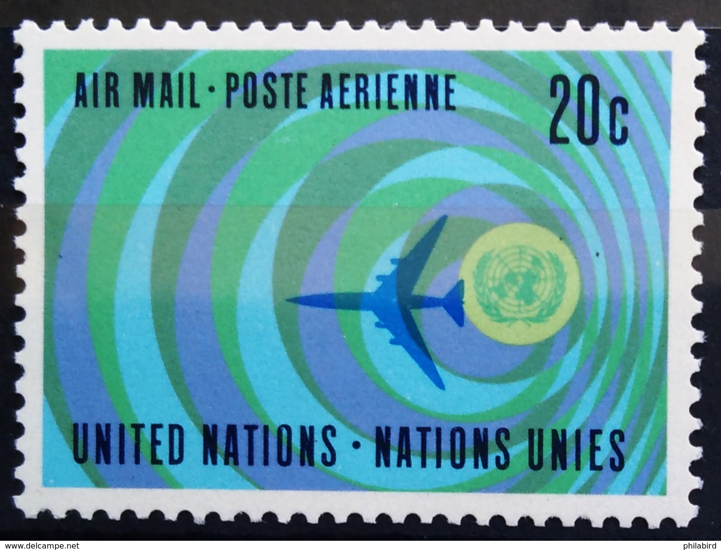 NATIONS-UNIS  NEW YORK                   PA 13                    NEUF** - Airmail