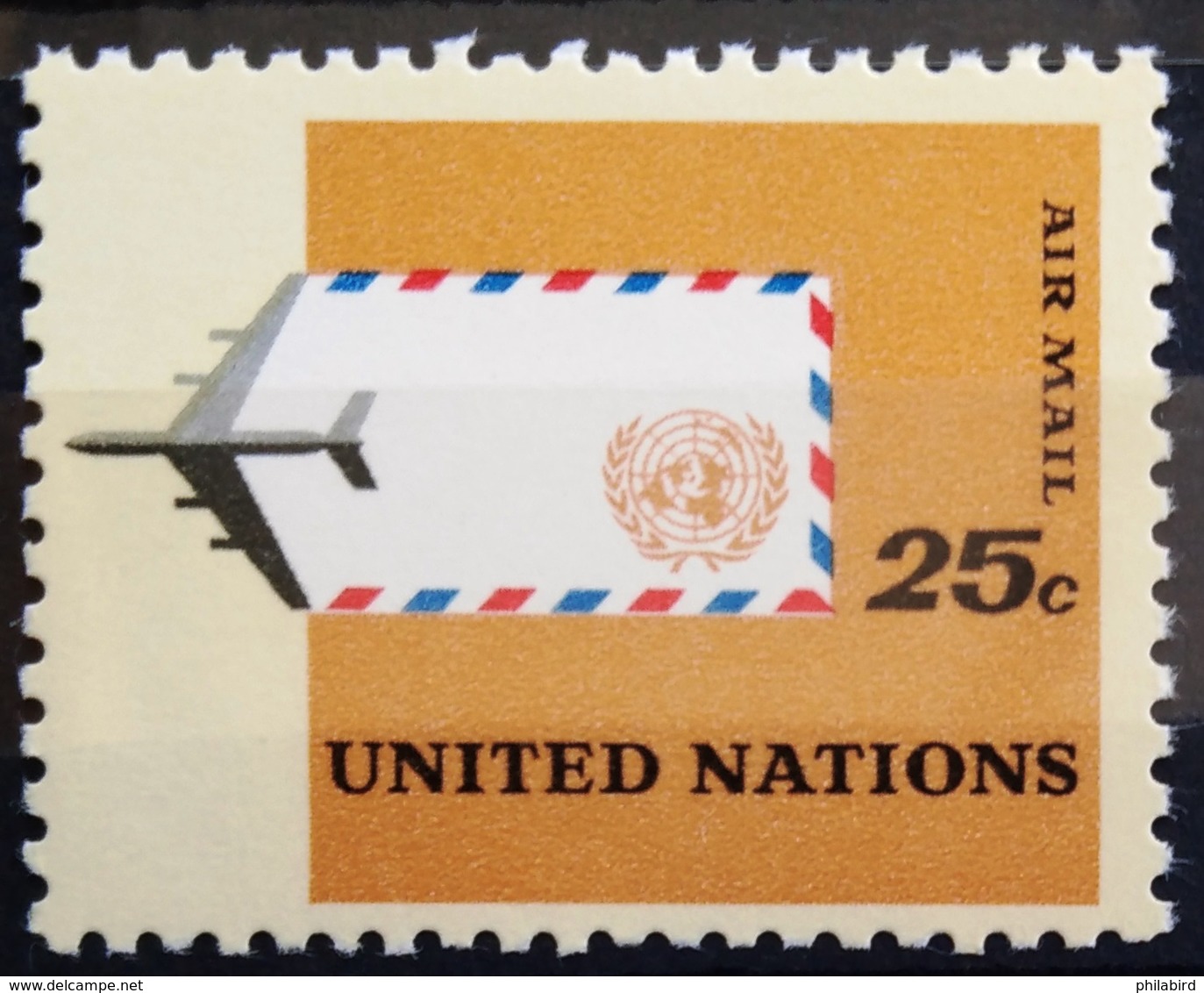 NATIONS-UNIS  NEW YORK                   PA 14                    NEUF** - Posta Aerea