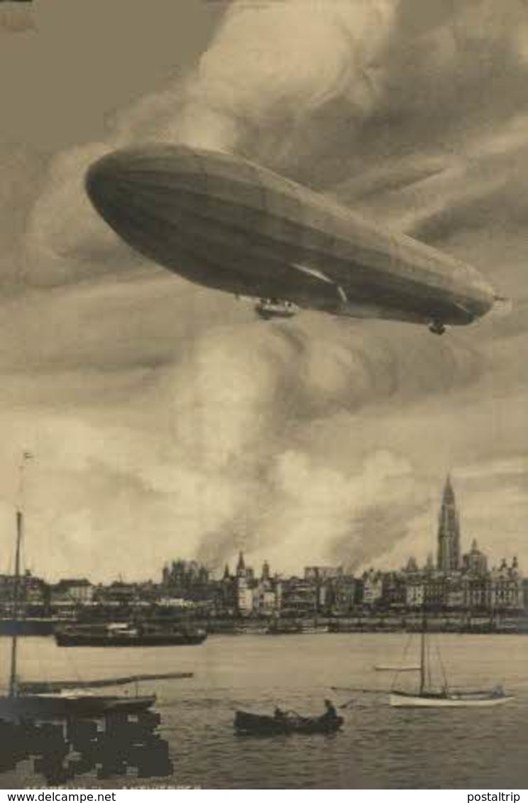 ZEPPELIN UBER ANTWERPEN    WWI ANTWERPEN ANVERS WWICOLLECTION - Antwerpen