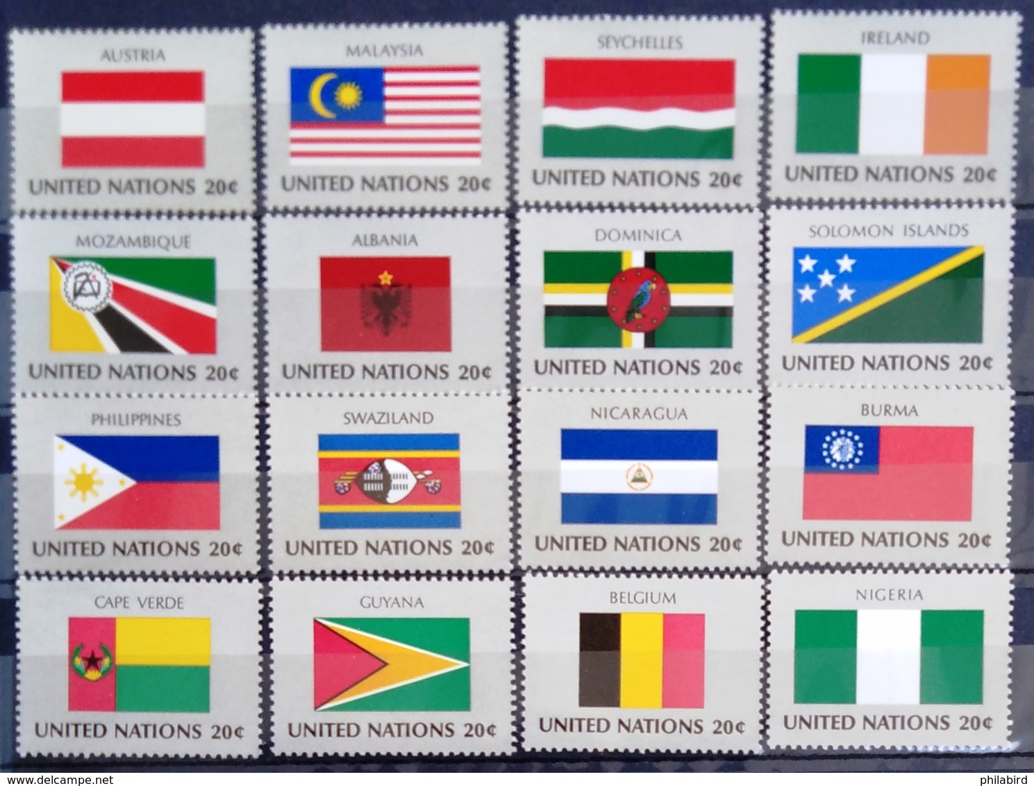 NATIONS-UNIS  NEW YORK                   N° 365/380                          NEUF** - Nuovi