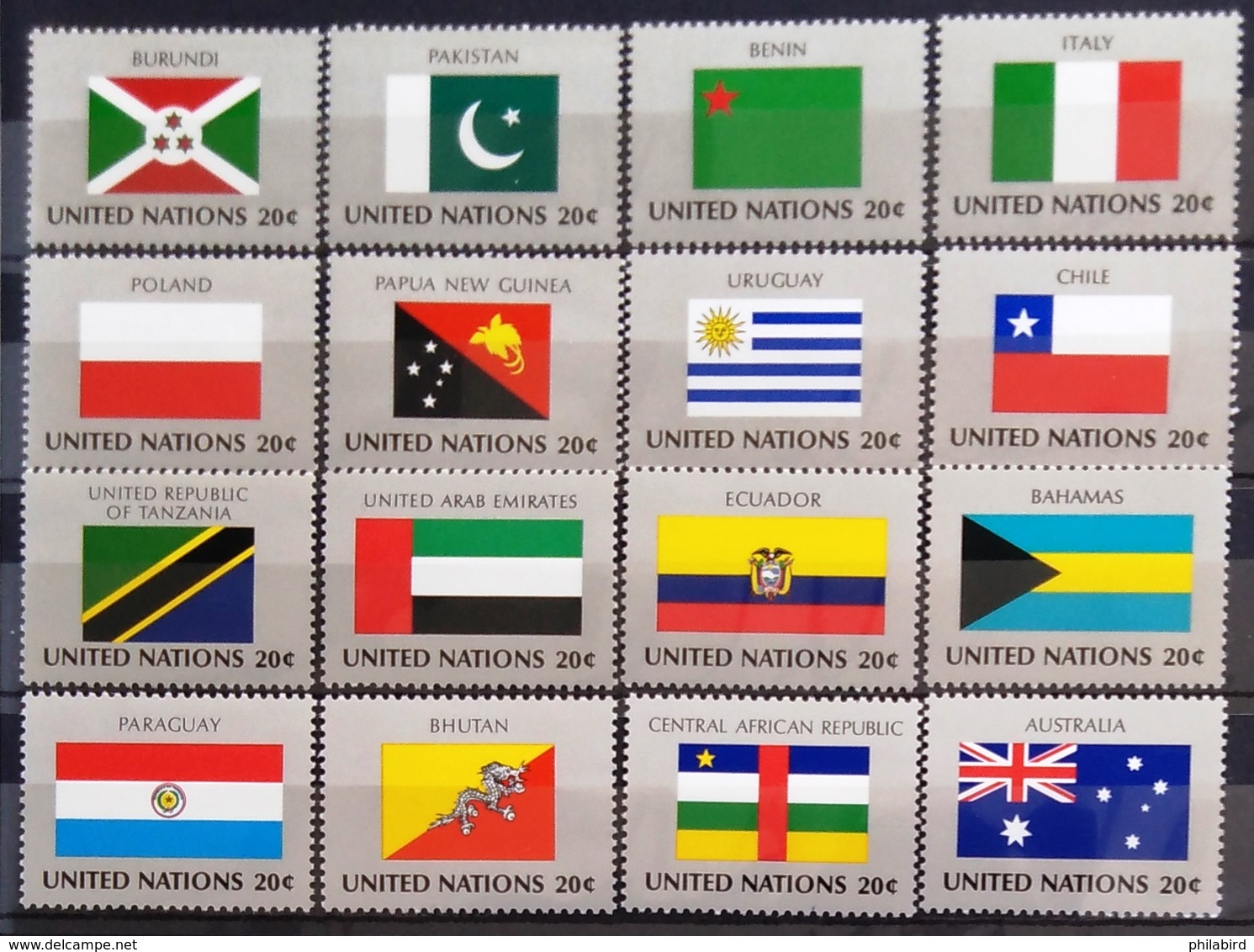 NATIONS-UNIS  NEW YORK                   N° 416/431                            NEUF** - Unused Stamps