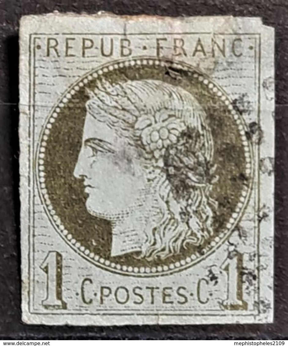 COLONIES FRANCAISES 1872 - Canceled - YT 14 - 1c - Cérès