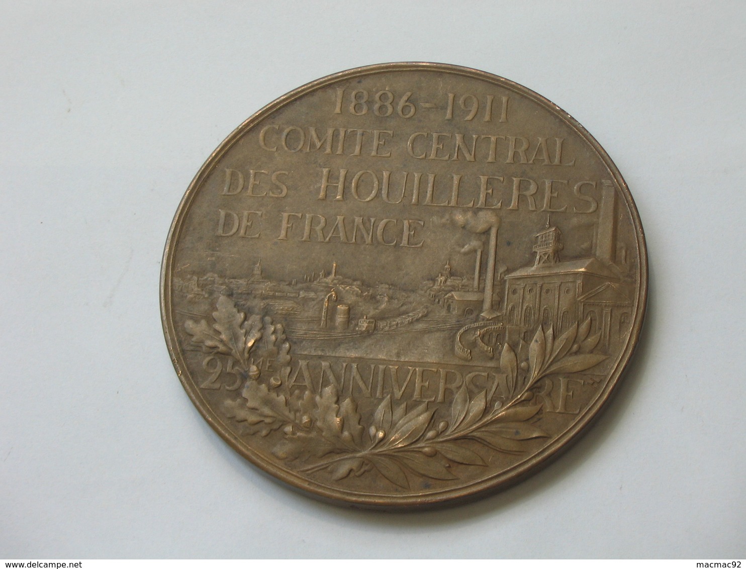 Médaille HENRY DARCY -  1886-1911 Comité Central Des HOUILLERES De France  **** EN ACHAT IMMEDIAT *** - Professionals/Firms