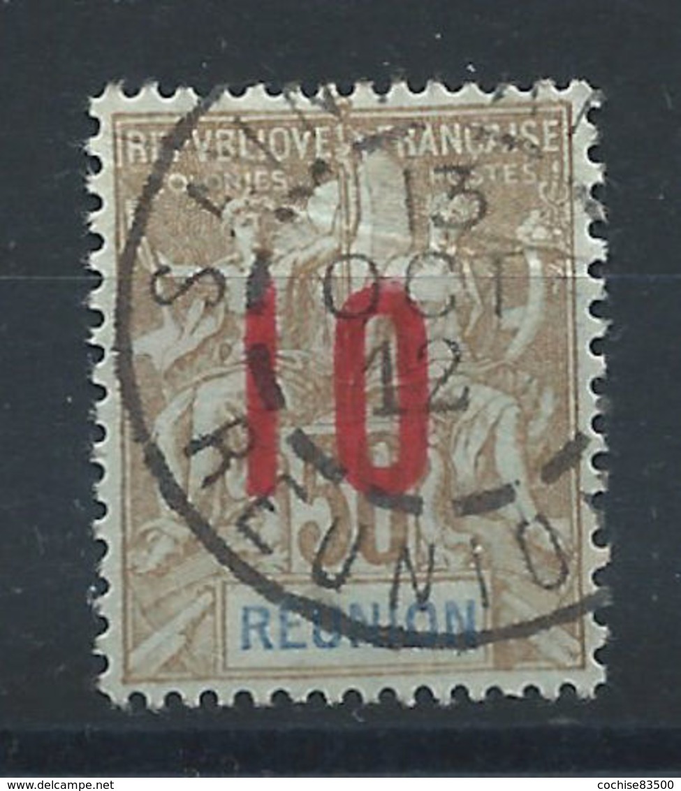 Réunion N°78 Obl (FU) 1912 - Used Stamps