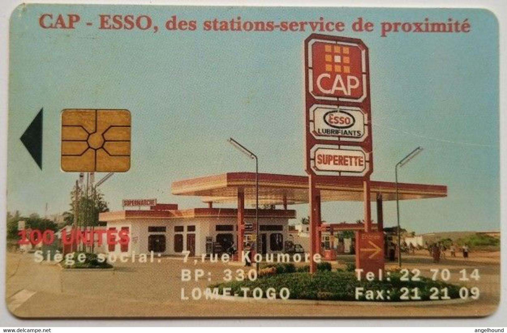 Togo 100 Units CAP-ESSO Gasoline Station - Togo