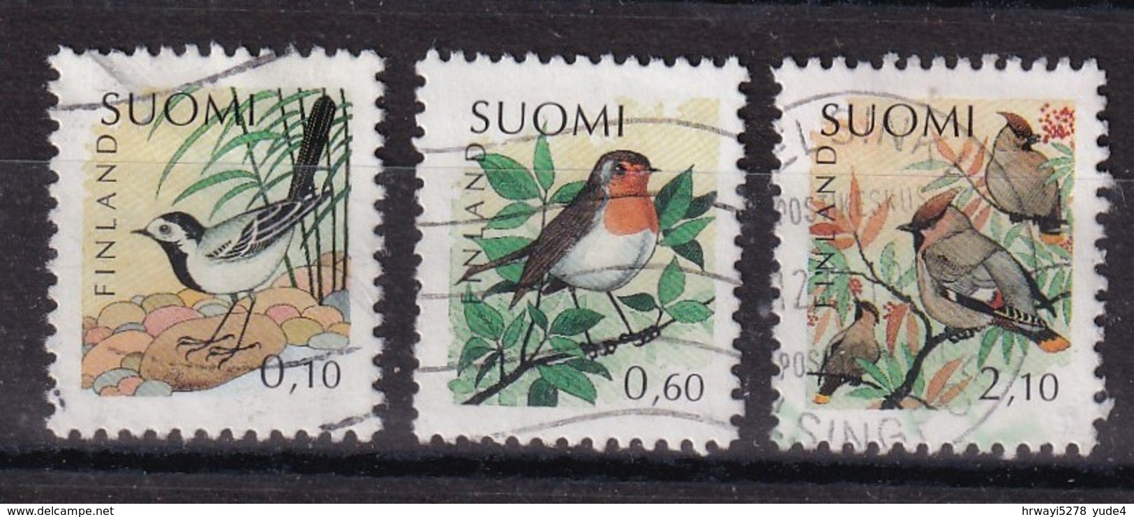 Finland 1992, Birds, Complete Set Vfu. - Usati