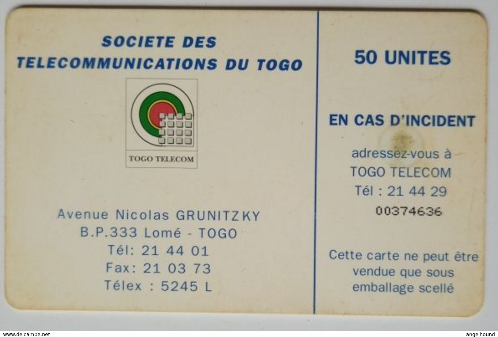 Togo  50 Units " 30th Anniversary Of Togo Port " - Togo