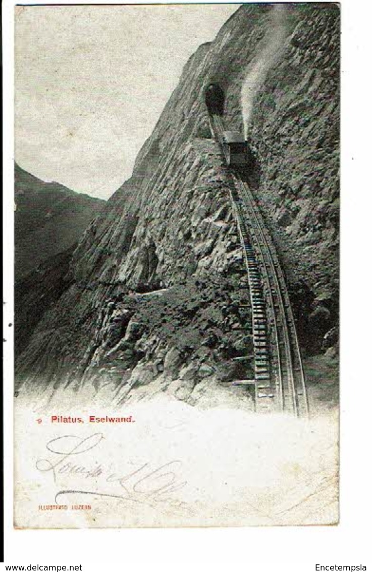 CPA-Carte Postale-Suisse-Alpnach- Pilatus Eselwand -1907 VMD16707 - Alpnach