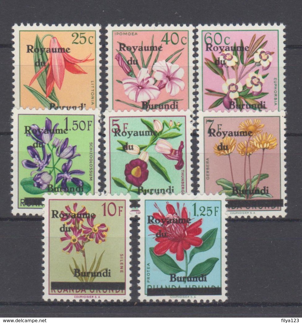 BELGIAN CONGO/RUANDA-URUNDI/RWANDA/Burundi/Katanga/Sud Kasai (1952-1963 Flowers, 7 Completed Sets) MNH SuperB C.V. € 533 - Autres & Non Classés