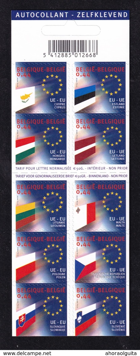 DT 823 - Carnet De 10 Timbres-Poste Autocollants Union Européenne  - Fraicheur Postale - Faciale 10 X 0.44 Euros - Ohne Zuordnung