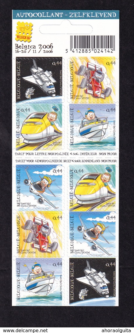 DT 825 - Carnet De 10 Timbres-Poste Autocollants Belgica 2006  - Fraicheur Postale - Faciale 10 X 0.44 Euros - Ohne Zuordnung