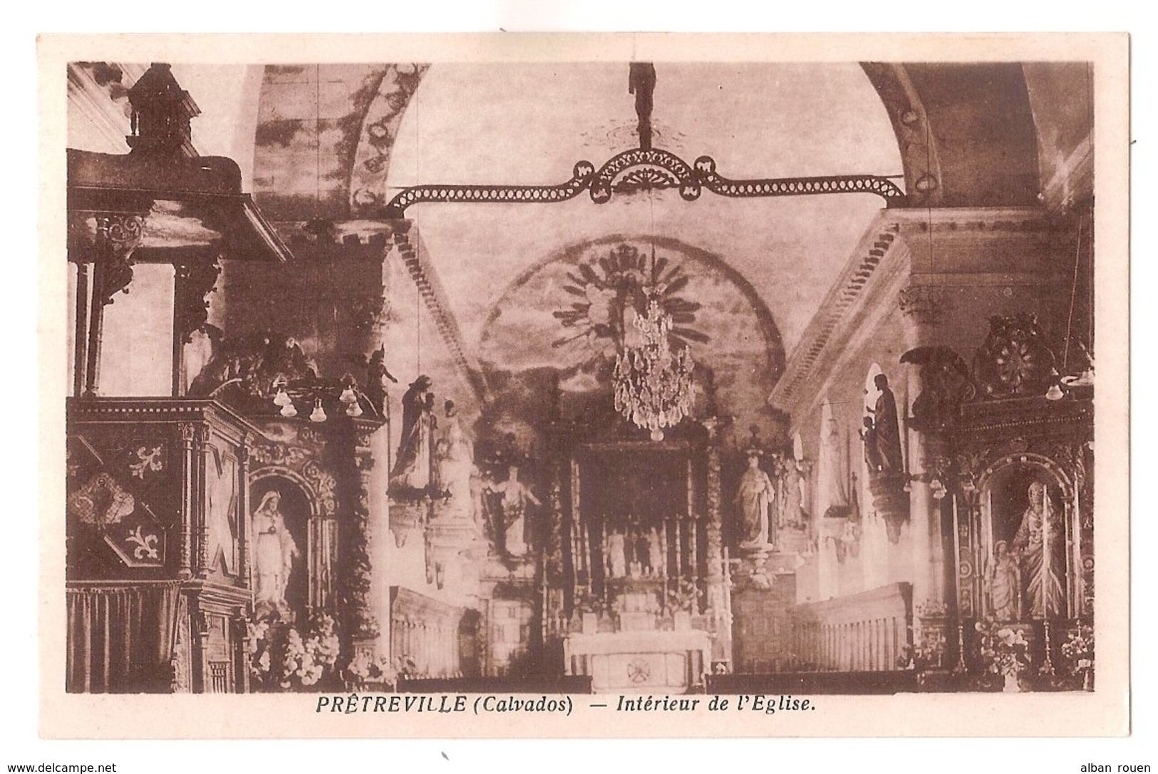 14 0 081 - PRETREVILLE - Intérieur De L'Eglise - Altri & Non Classificati