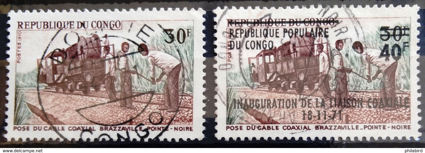 CONGO                    N° 262 + 310                  OBLITERE - Oblitérés