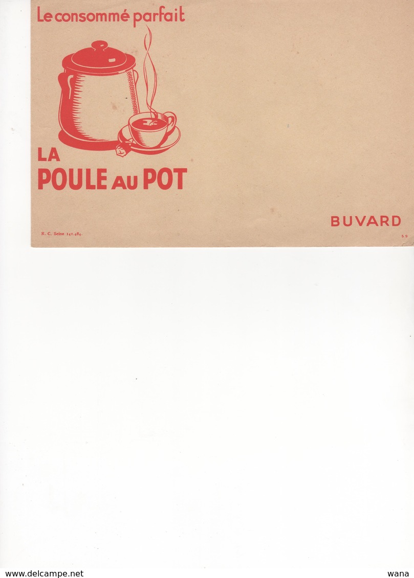 Buvard La Poule Au Pot - Potages & Sauces