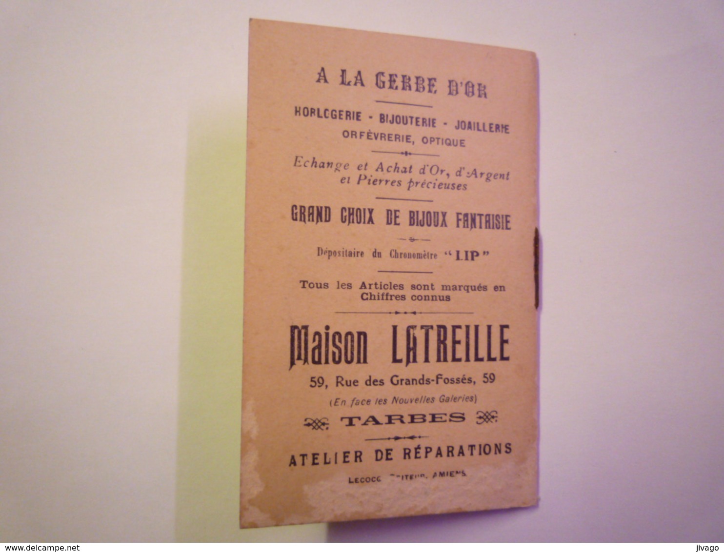 2020 - 5620  PETIT CALENDRIER  PUB   1915   (format 6,5 X 10,5cm)  XXX - Tamaño Pequeño : 1901-20