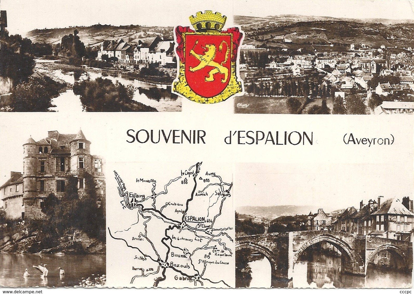 CPM Espalion Vues Multiples - Espalion