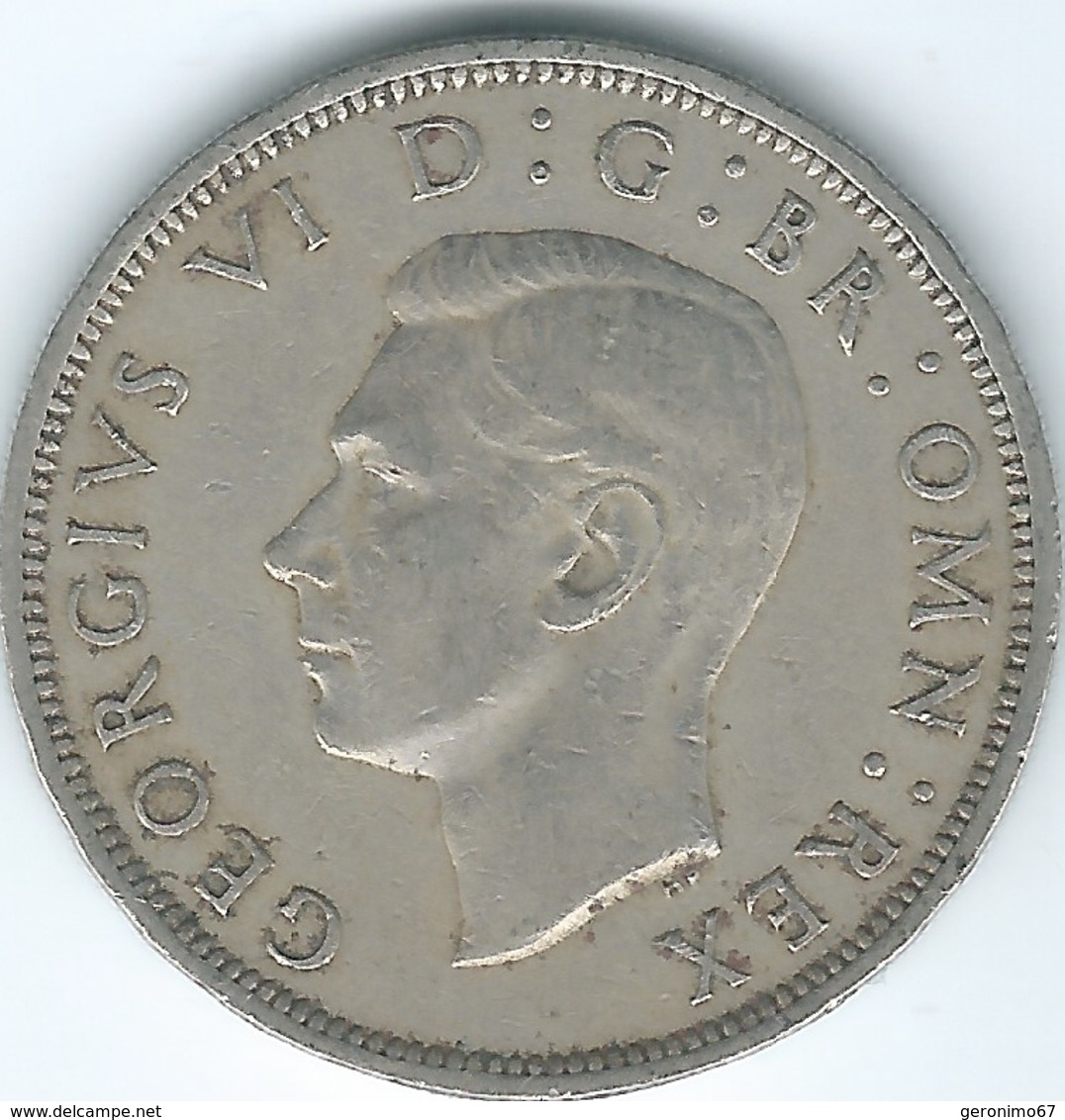 United Kingdom / Great Britain - 1947 - George VI - ½ Crown - KM866 - K. 1/2 Crown