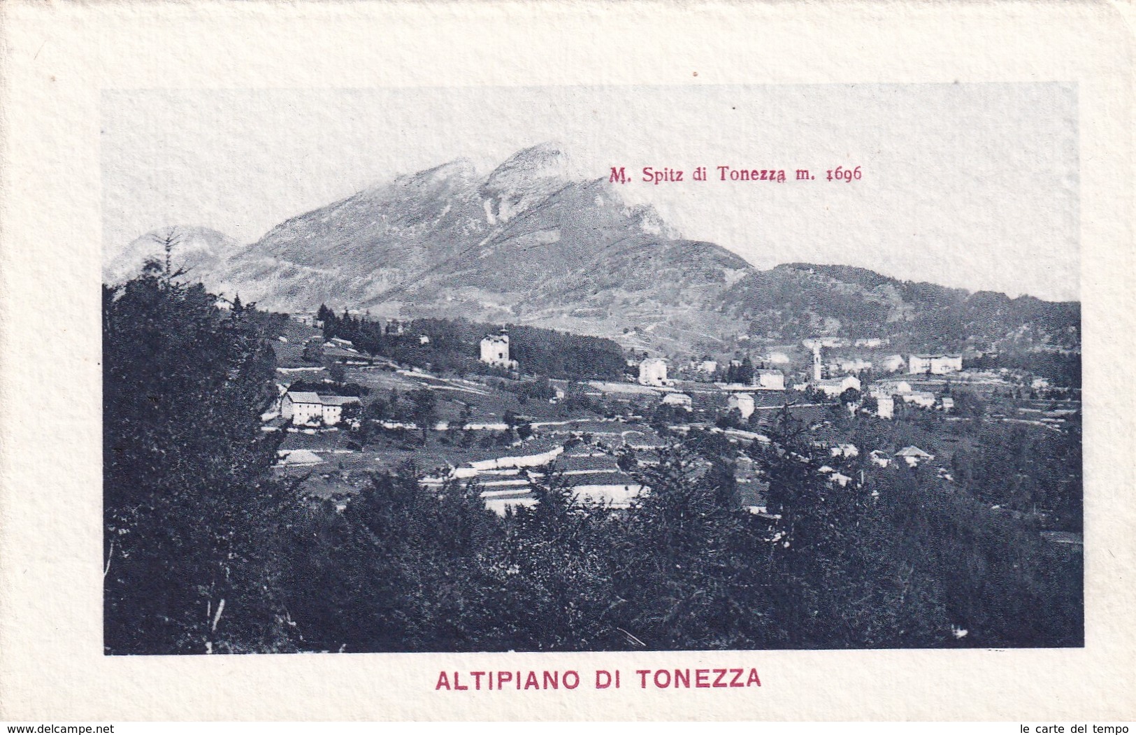 Cartolina ALTIPIANI DI TONEZZA. 1920 Ca. - Altri & Non Classificati