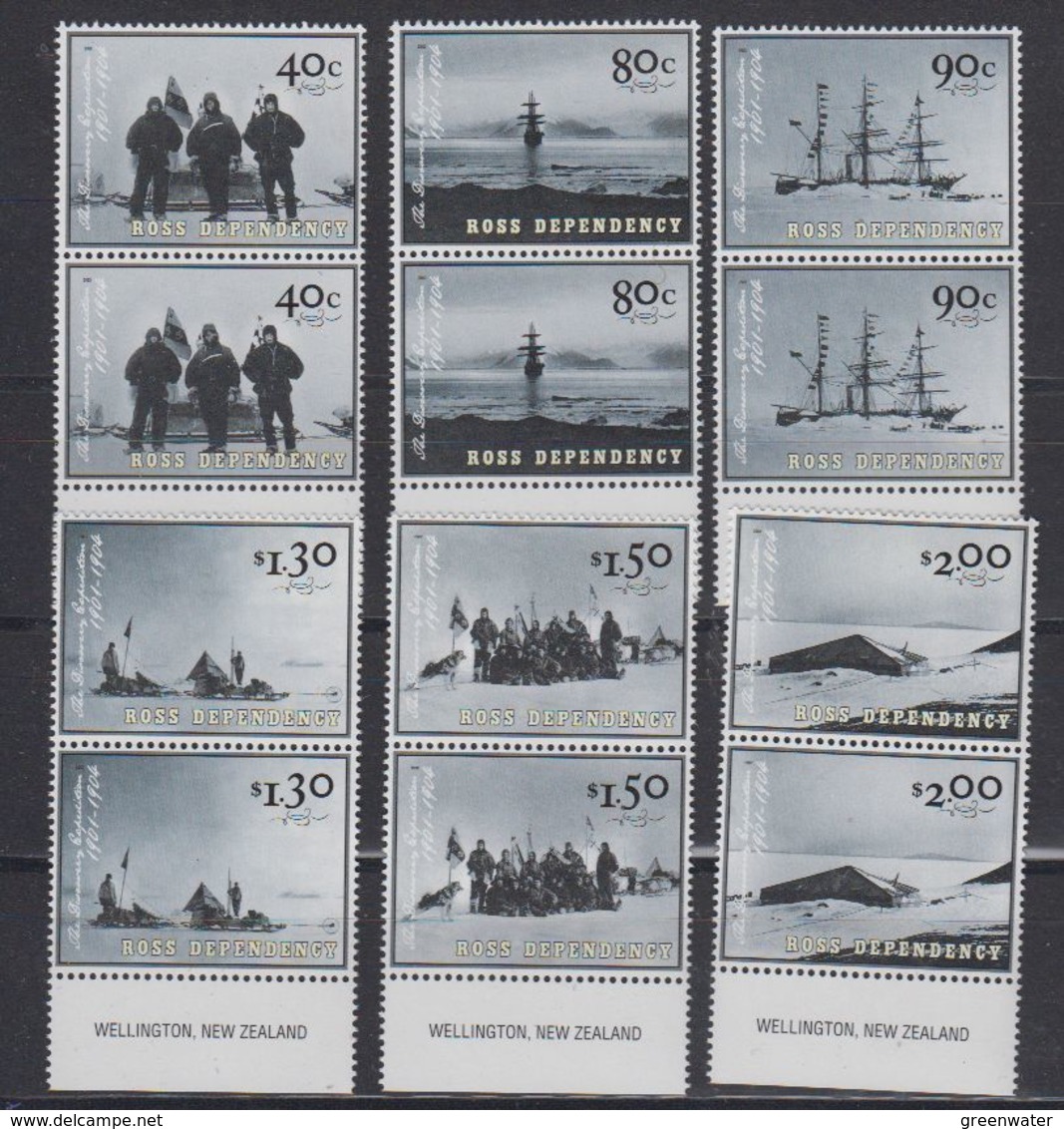 Ross Dependency 2002 The Discovery Expedition 6v  Pair )** Mnh (47625) - Ungebraucht