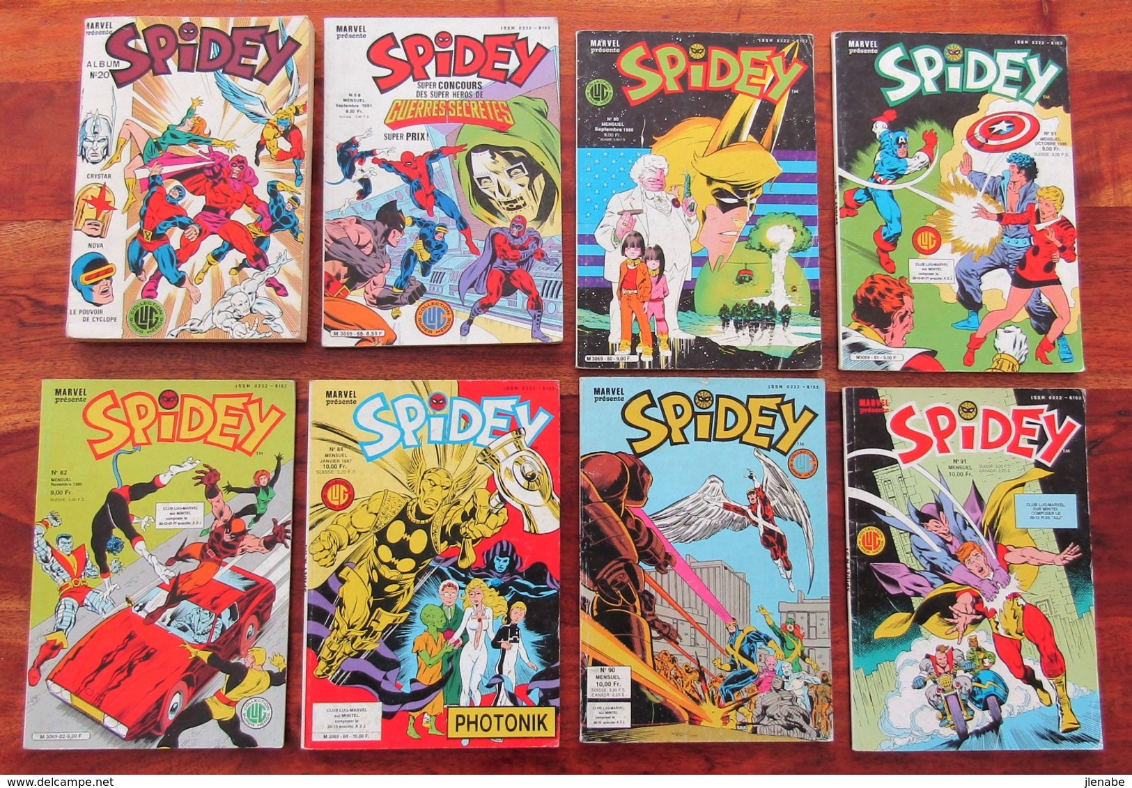 MARVEL Présente SPIDEY Lot De 10 Mensuels Des Années 80 - Spidey