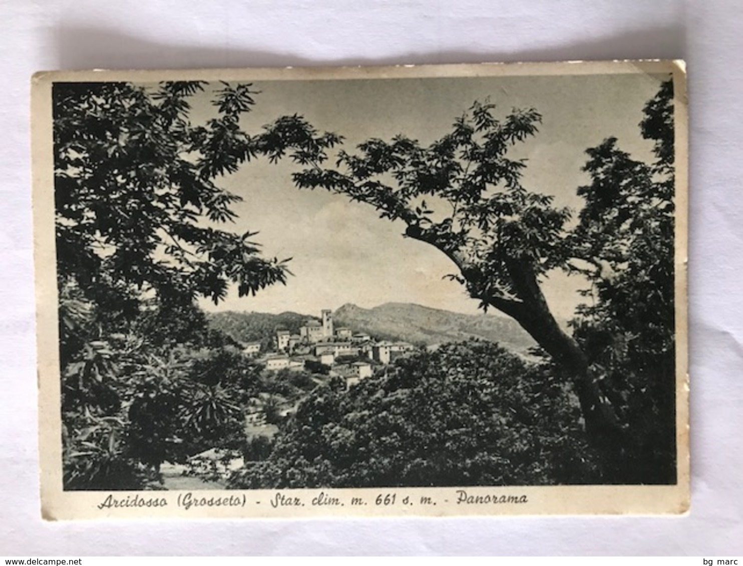 ARCIDOSSO GROSSETO PANORAMA- VIAGGIATA 1952 - Grosseto