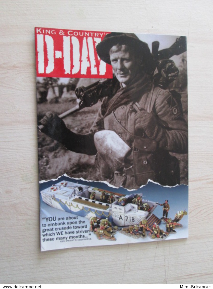 BACVERTCAGIBI / Figurines KING & COUNTRY / Brochure D-DAY 12 Pages MAGNIFIQUEMENT ILLUSTREES - Army