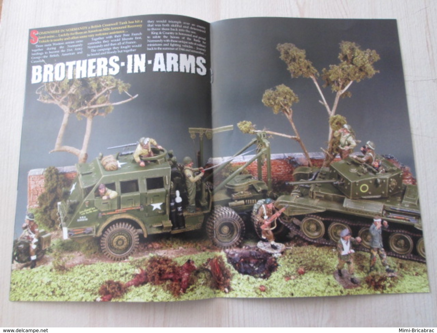 BACVERTCAGIBI / Figurines KING & COUNTRY / Brochure D-DAY 12 Pages MAGNIFIQUEMENT ILLUSTREES - Army