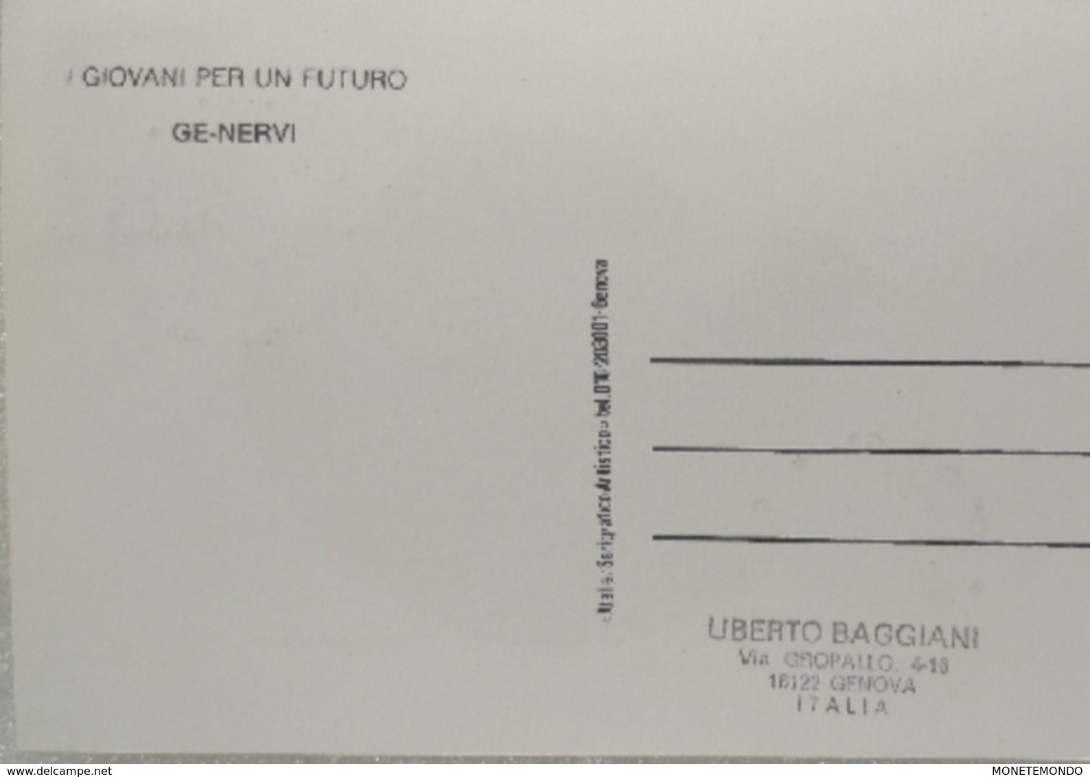 I GIOVANI PER UN FUTURO GE-NERVI  - ANNULLO GENOVA 1987 - Scouting