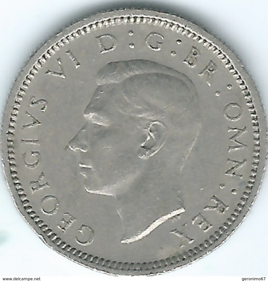 United Kingdom / Great Britain - 1947 - 6 Pence - George V - KM862 - H. 6 Pence
