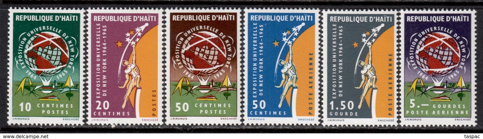 Haiti 1965 Mi# 812-817 ** MNH - New York World's Fair / Space - Amérique Du Nord