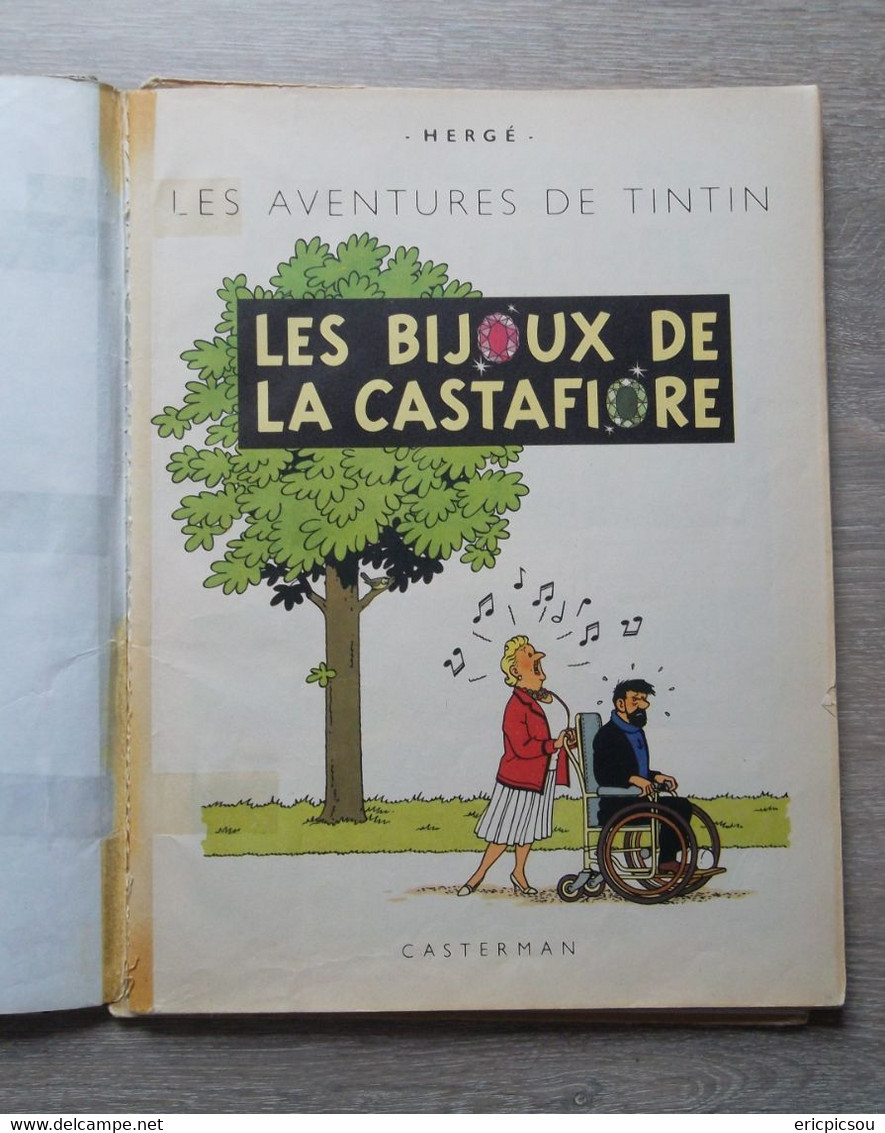 TINTIN : LES BIJOUX DE LA CASTAFIORE B34 E.O. 1963 ( Lire Description ) - Hergé