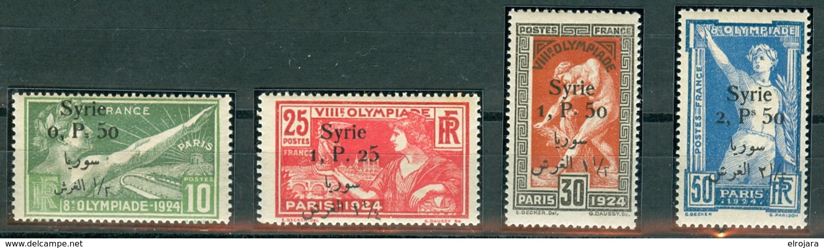 SYRIE Set Mint Without Hinge - Ete 1924: Paris