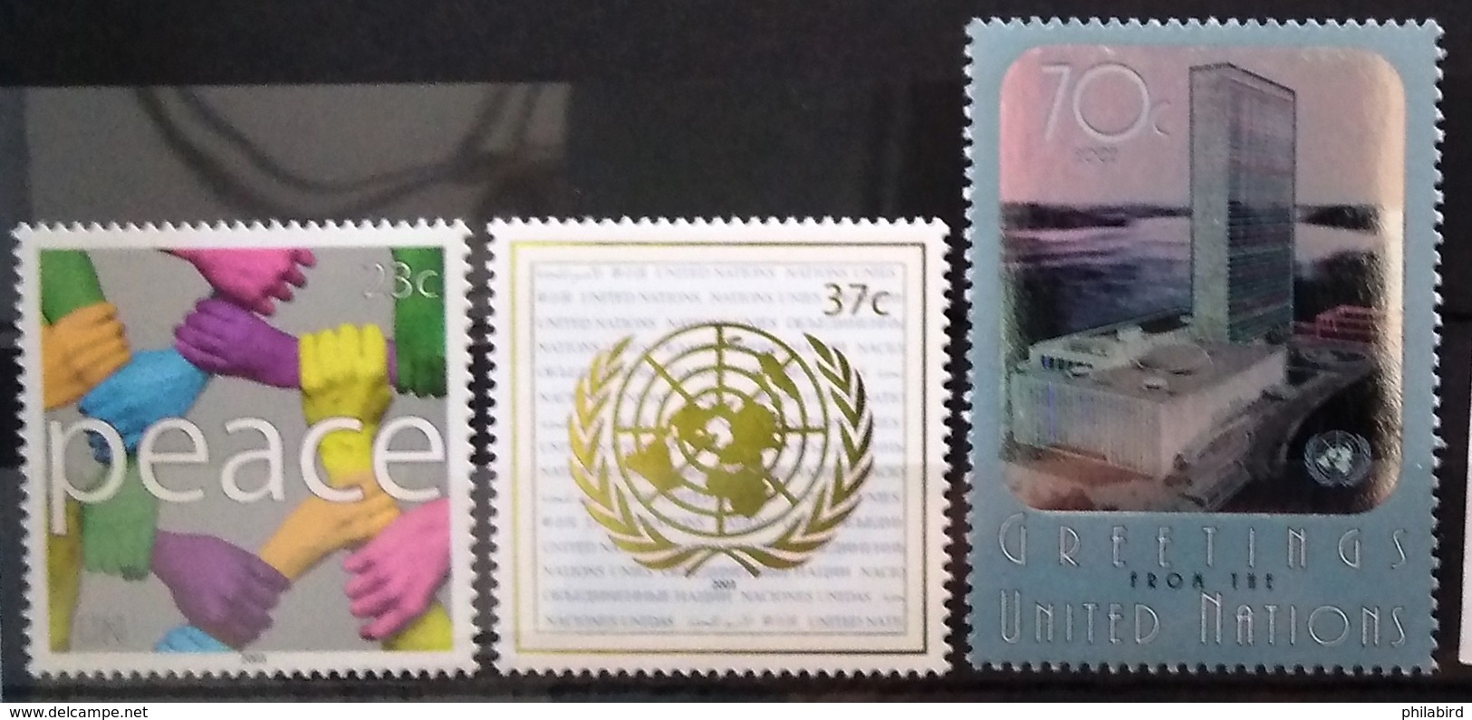 NATIONS-UNIS  NEW YORK                   N° 901/903                      NEUF** - Unused Stamps