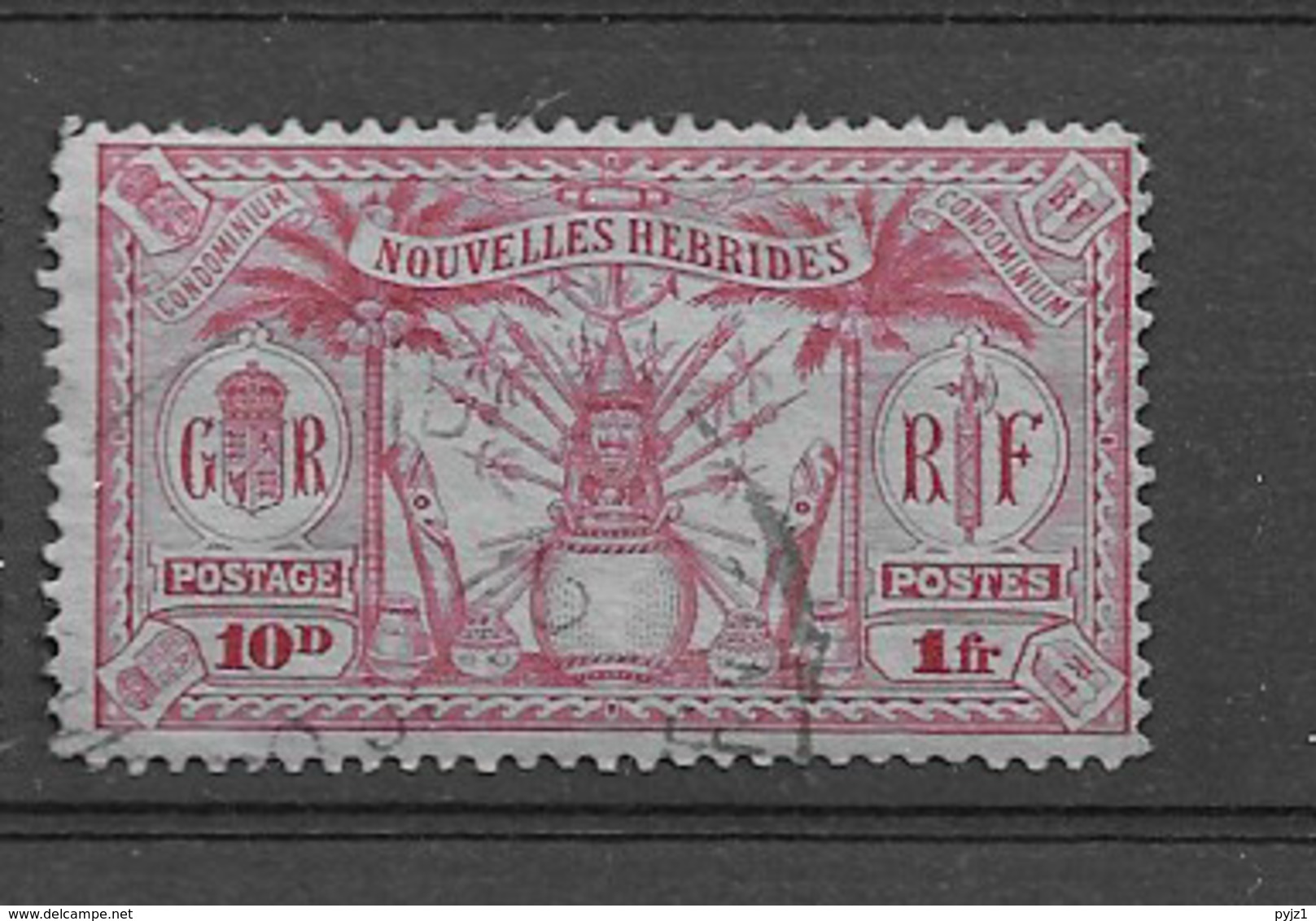 1925 USED Nouvelles Hebrides Mi 94 - Used Stamps