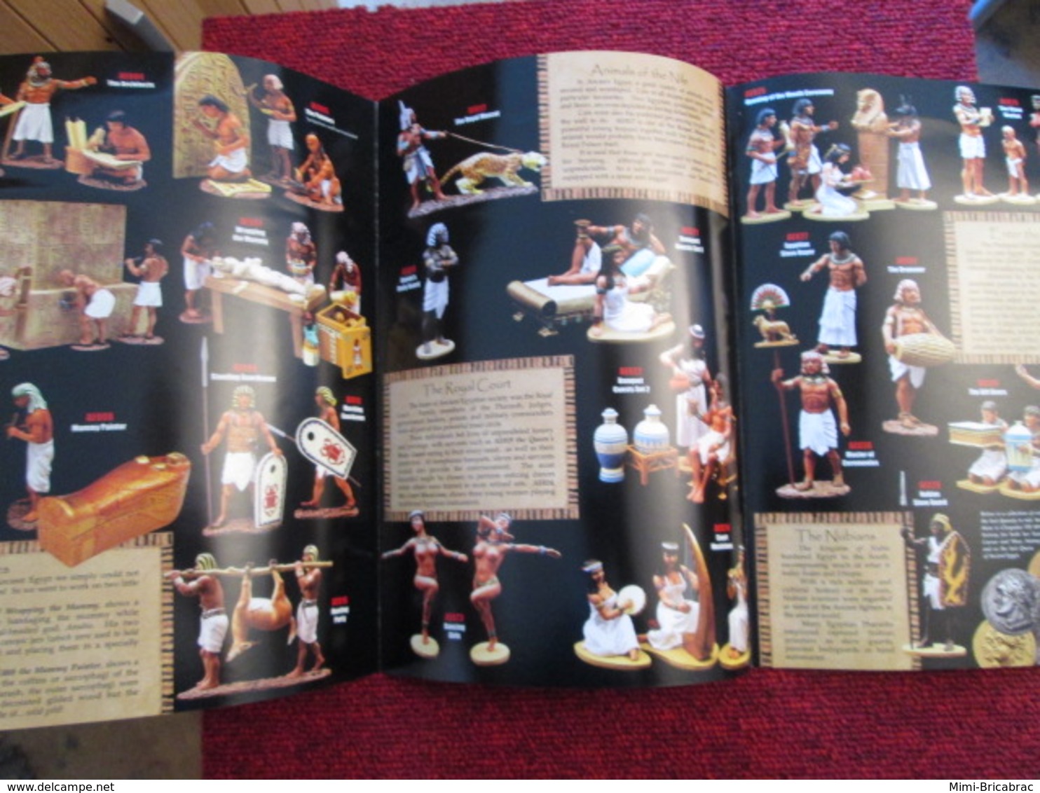 CAGI3 / Figurines KING & COUNTRY / Brochure 6 Pages RECTO VERSO  ANCIENT EGYPT MAGNIFIQUEMENT ILLUSTREES - Militaires
